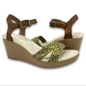 Crocs Leigh ll Ankle Strap Wedge Sandals